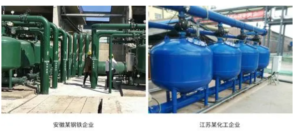 工業(yè)淺層砂過濾器應(yīng)用現(xiàn)場(chǎng)