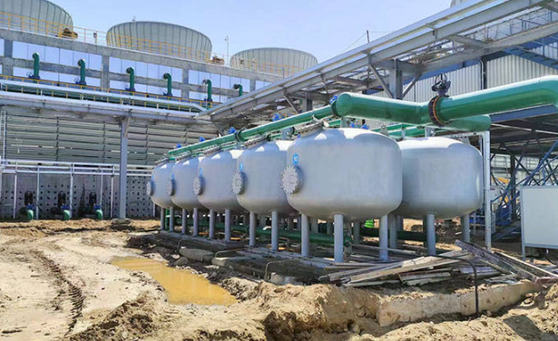 工業(yè)淺層砂過(guò)濾器應(yīng)用現(xiàn)場(chǎng)